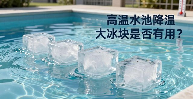 万州高温水池降温大冰块，到底管不管用？